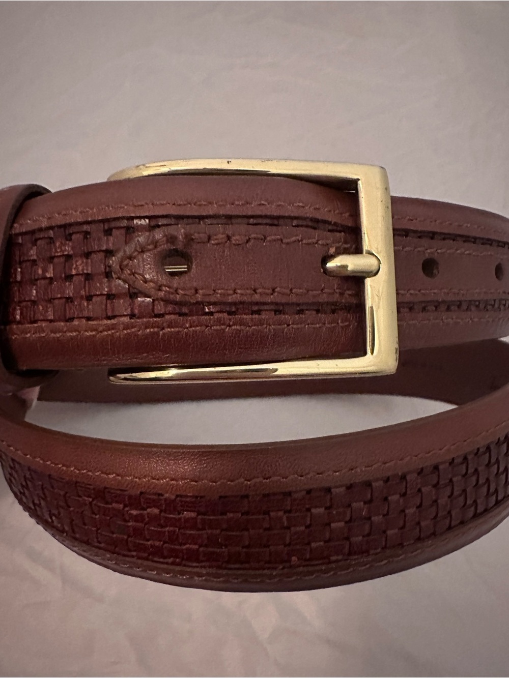 Allen Edmonds | Men's Woven Leather Belt | 40